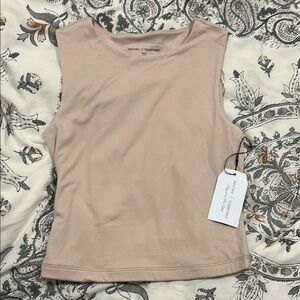 Soft tan tank top